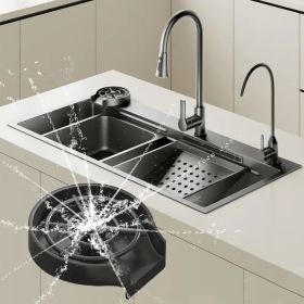 Easy-to-press automatic cup cleaning kit - perfect for homes, cafes and restaurants - requires no electricity and is durable plastic