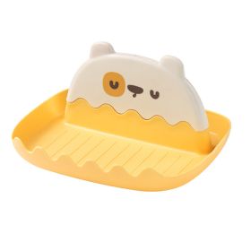 1pc Pot Lid Holder; Spoon Rest For Stove Top; Heat-Resistant Cover Holder For Kitchen Counter; Kawaii Cooking Utensils Rack For Spoons; Kitchen A (Color: Yellow)