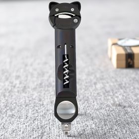 4-in-1 And 5-in-1 Can Openers And Bottle Openers, Suitable For Seniors With Arthritis And Hand Weakness (Color: Black)